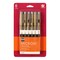 Sakura Pigma Micron Pen 6 pc set 01, 03, 05, 08, 10, 12, Black, 6PK 50058 - alternate 1